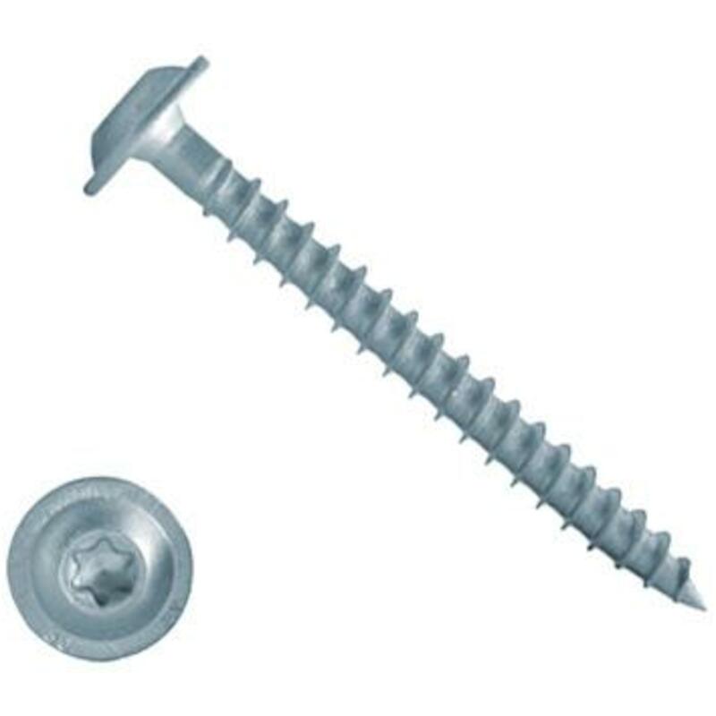 HOUTSCHROEF TORX FLENSKOP - DIN 9047 - 8 X 80 MM -VERZINKT
