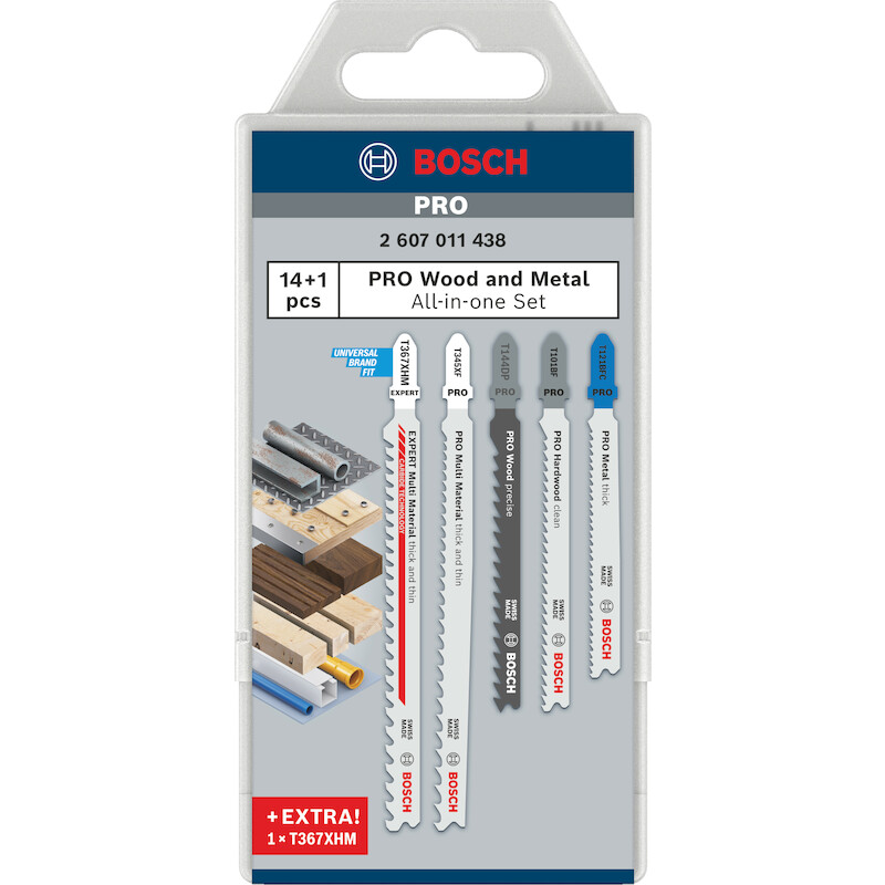 DECOUPEERZAAGBLADENSET DIV. 2607011438 (15ST)BOSCH