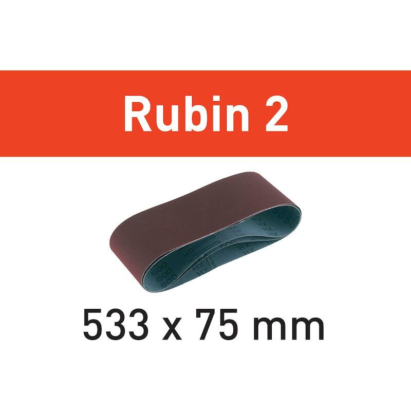 BANDES ABRASIVES L533X 75-P120 RU2/10 RUBIN 2 - 499159 - FESTOOL