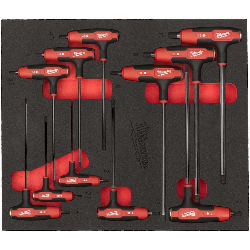MODULE CLÉS MÂLES T-MANCHE  4932501230 (11PC) MILW