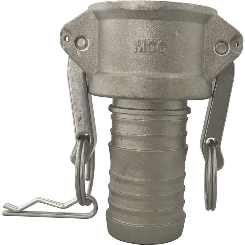 KOPP.V.DN25 X 25mm SLT. RIB          C-RVS-CAMLOCK