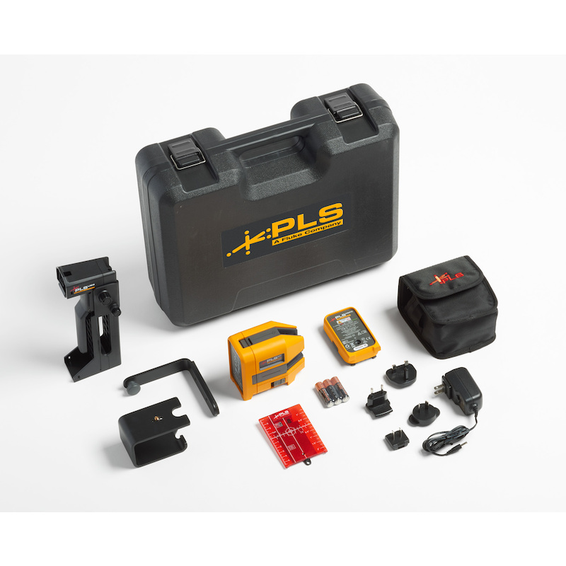 KRUISLIJN/PUNTLASERWATERPAS PLS 6R RBP KIT ROOD FL