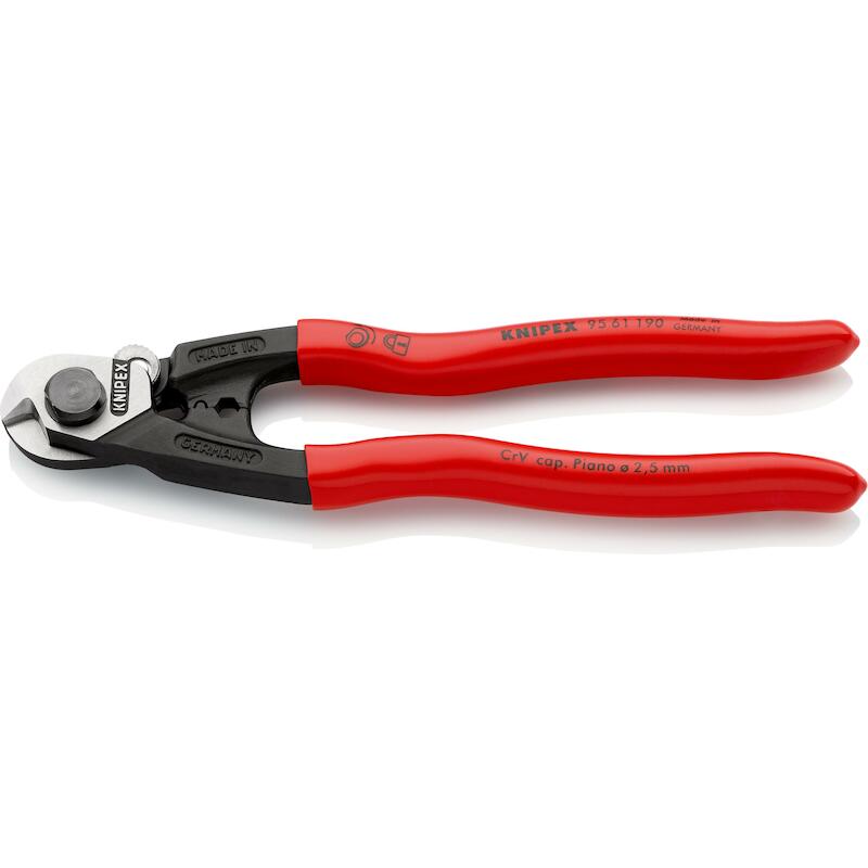 COUPE-CÂBLES ACIER          95 61 - 190MM   KNIPEX