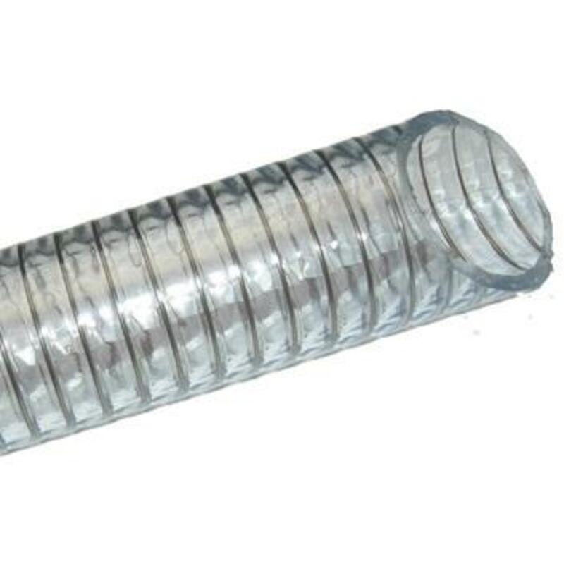 TUYAU D'ASP.PVC TRANSP.4BAR ALFACIER - 22X29MM