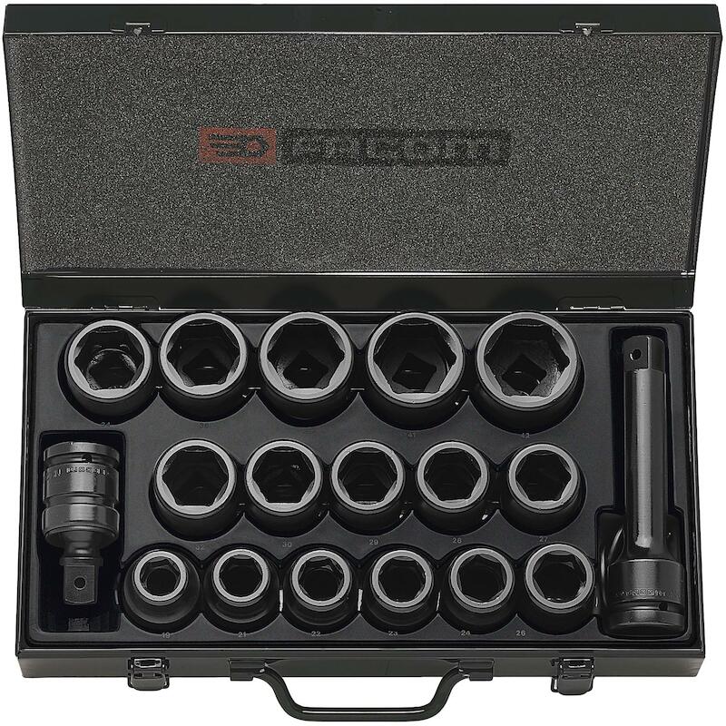 JEU DE DOUILLES IMPACT 3/4" NK.500E (24PCS)  FACOM