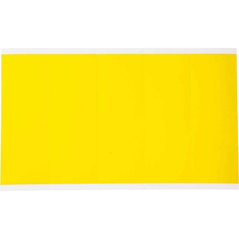 SYMBOOL - BRADY 034650 - 'BLANCO' ZWART OP GEEL 44X127 MM (125 EA)