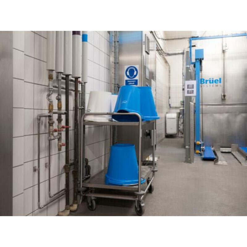 SEAU PP/INOX VERT           5686/2 - 12L     VIKAN