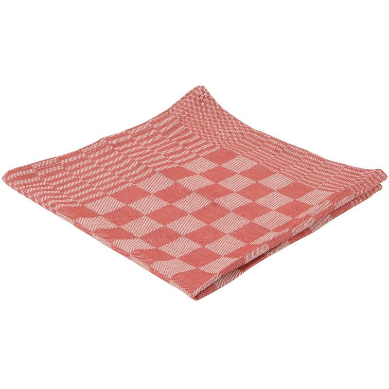 THEEDOEK BLOK ROOD          202003 65X65(10ST)BETR