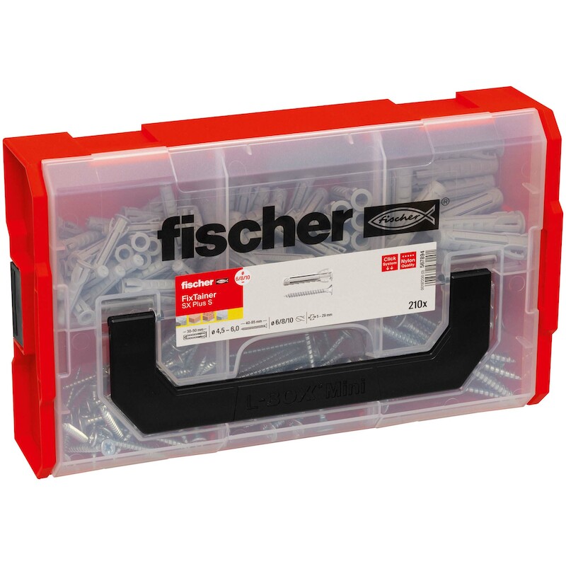 ASSORTIMENTSDOOS GEVULD     FIXTAINER SX PLUS  FIS