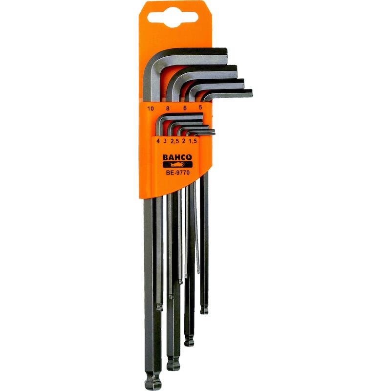JEU DE CLÉS COUDEES 6P.     BE-9770 - 9PCS   BAHCO