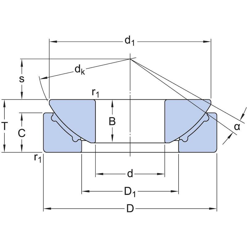 GEWRICHTSLAGER              GX 80 F            SKF
