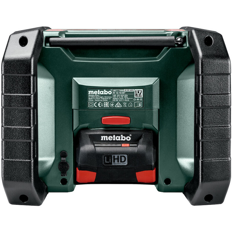 RADIO CHANTIER 12-18V/BODY  R 12-18 DAB+ BT METABO