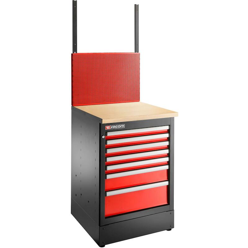MEUBLE BAS 7 TIROIRS ROUGE  JLS3-MBS7T       FACOM