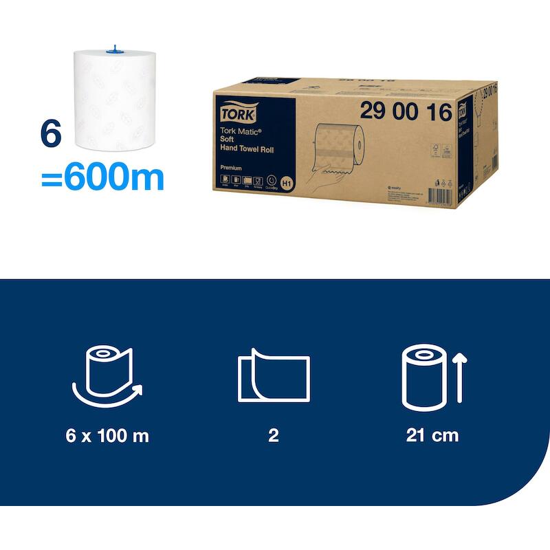 PAPIER 2 LAAGS - TORK 290016 - ( 100 M)