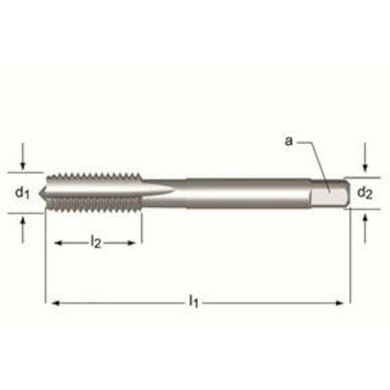 HANDTAPPEN HSS UNC E108 7/16"X14GN 3DL