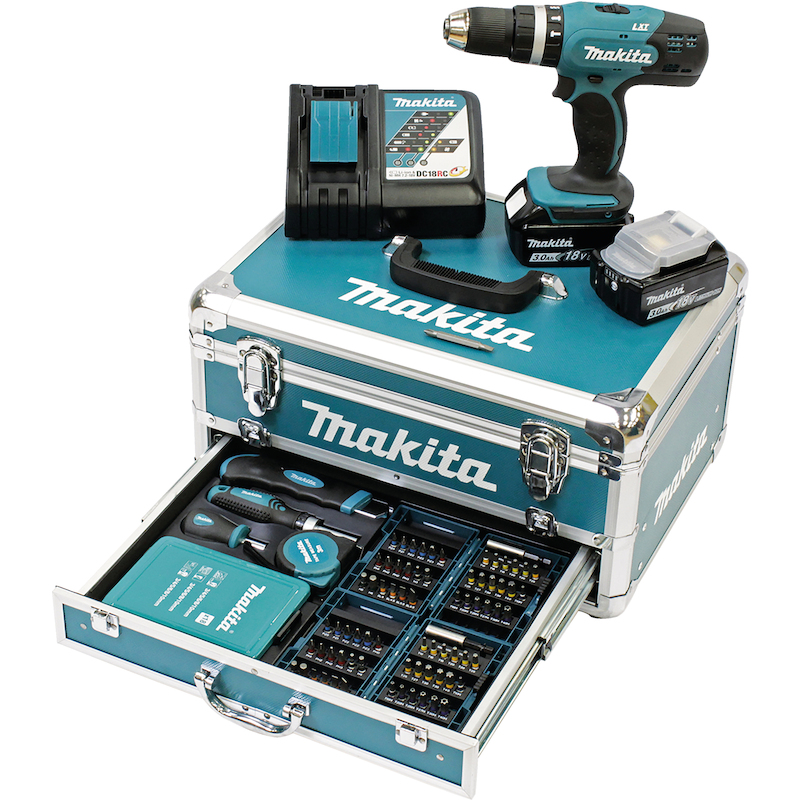 VISSEUSE-PERCEUSE À PERCUSSION LXT® - DHP453RFX2 - MAKITA