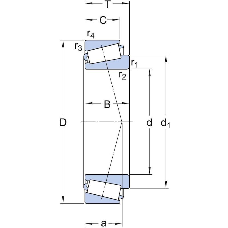 KEGELLAGER - SKF 32306 J2/Q