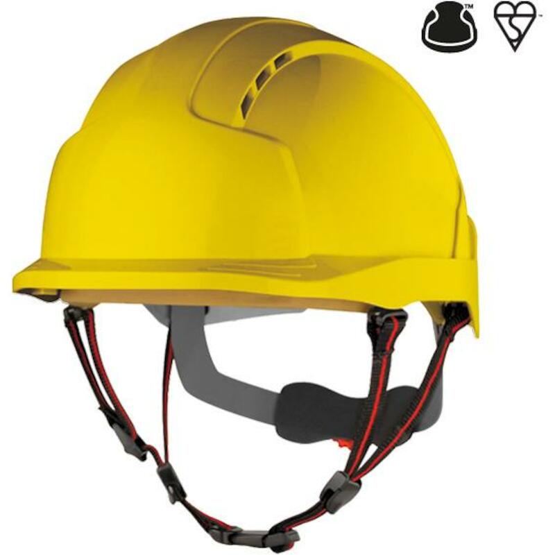 CASQUE VENT.+ROUE À ROCHET  EVOLITE SKYWORK.JAUNE