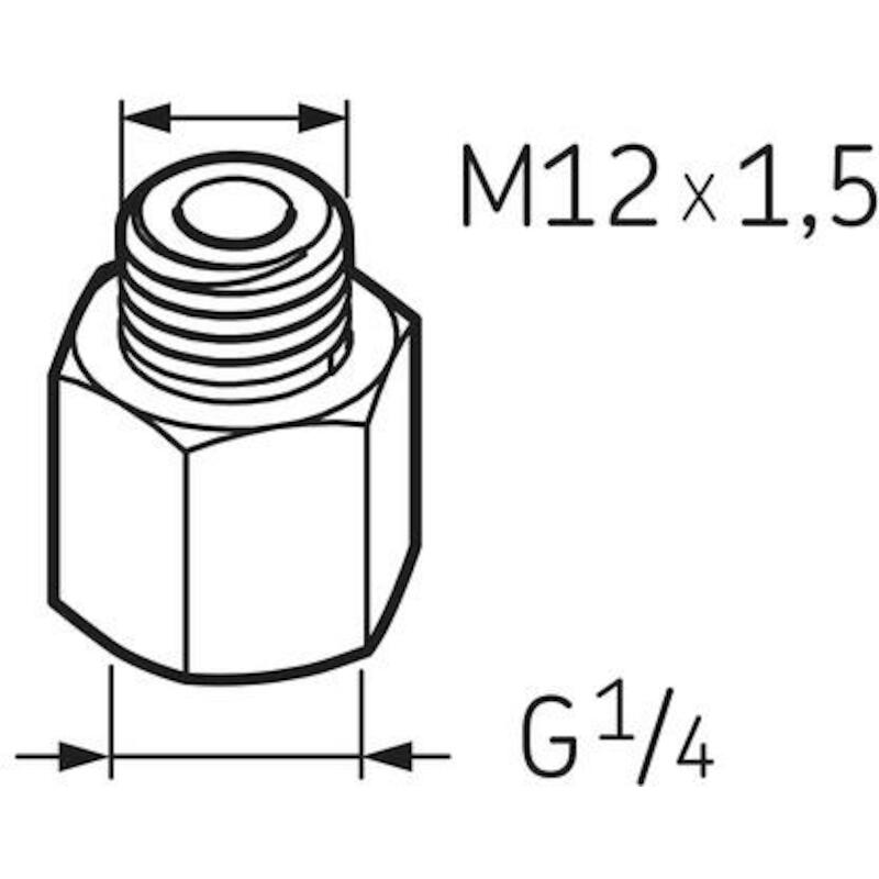 VERL.KOPP.1/4"V X M12X1,5 M LAPN 12X1.5        SKF