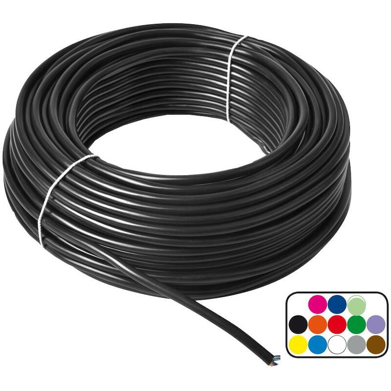 DRAAD 13X1,50 GEKLEURD ROND PVC