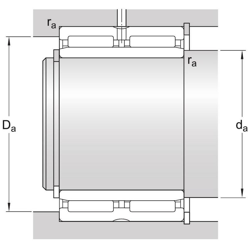 NAALDLAGER MET BINNENRING - SKF NA 6912