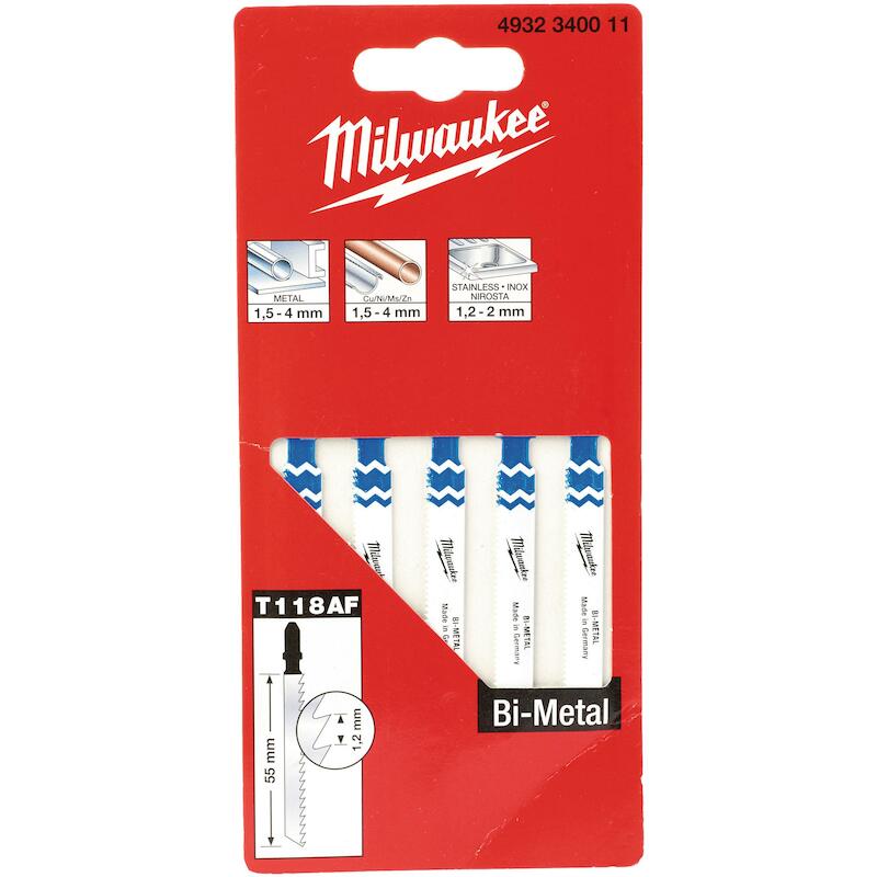 LAME SCIE SAUTEUSE T118AF   4932340011 (5PC)MILWAU