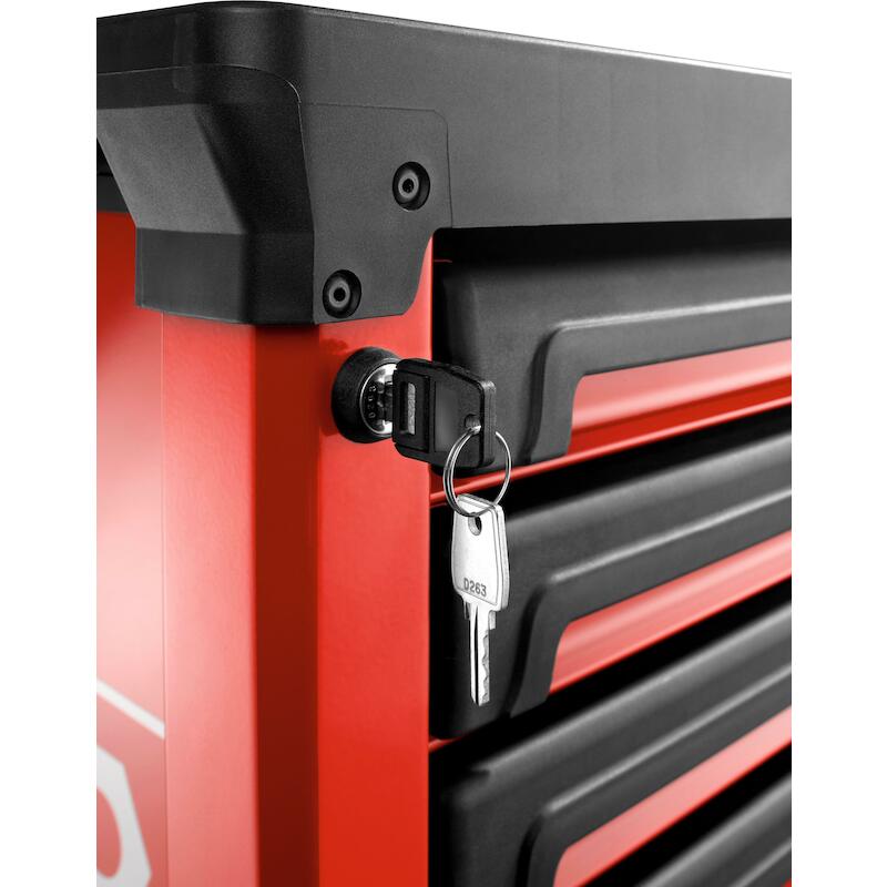 GEREEDSCHAPSWAGEN 6L. ROOD  ROLL.6M3A        FACOM