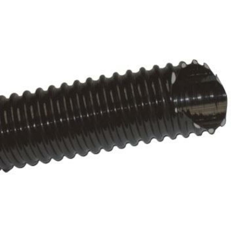 BESCH.SLANG+SPIR.PVC ZWART  ELECTROFLEX - 38MM