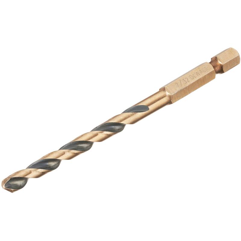 FORÉT À MÉTAUX HSS 5X95MM   DT20606-QZ HEX 1/4"DEW