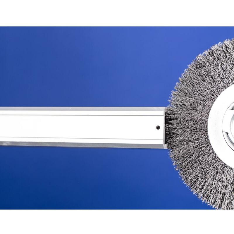 Pferd - Brosse circulaire pour touret - pos rbu 20025/AK 32-2 - Inox - Ondulée - ø 200 x 25 mm - Fil ø 0,30 mm - 08078057