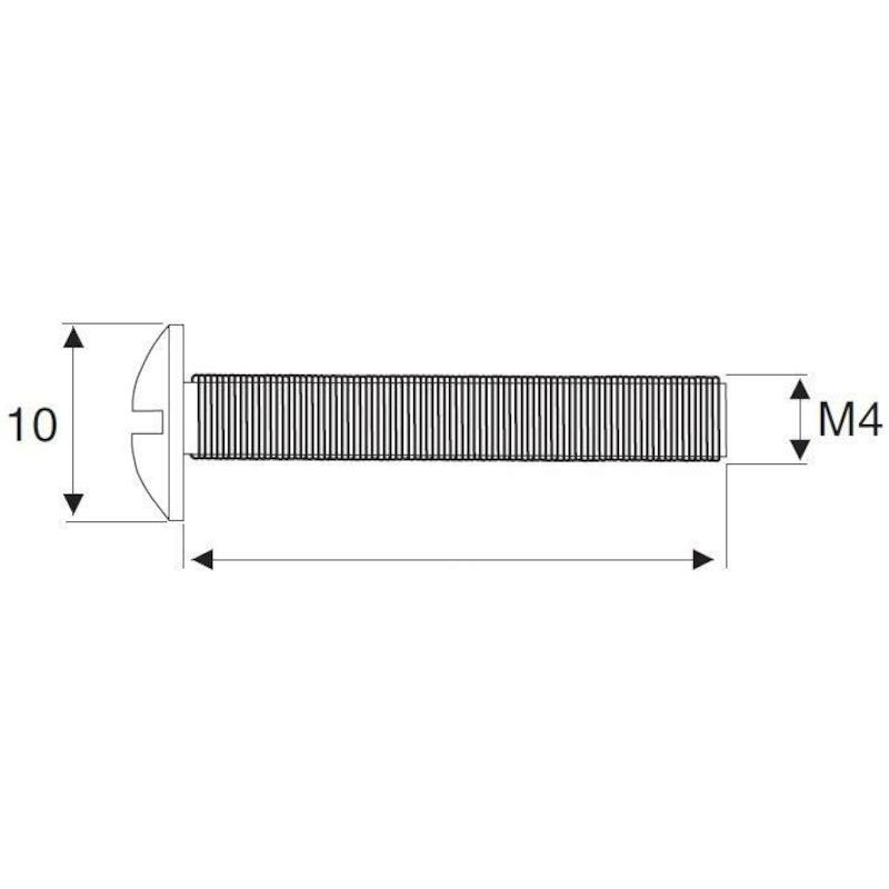 MEUBELHANDVATSCHROEF M4X50  0181.350.10        BMB