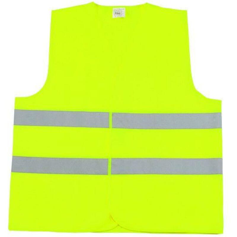 GILET DE SECURITE HV        2 STREPEN JAUNE     M