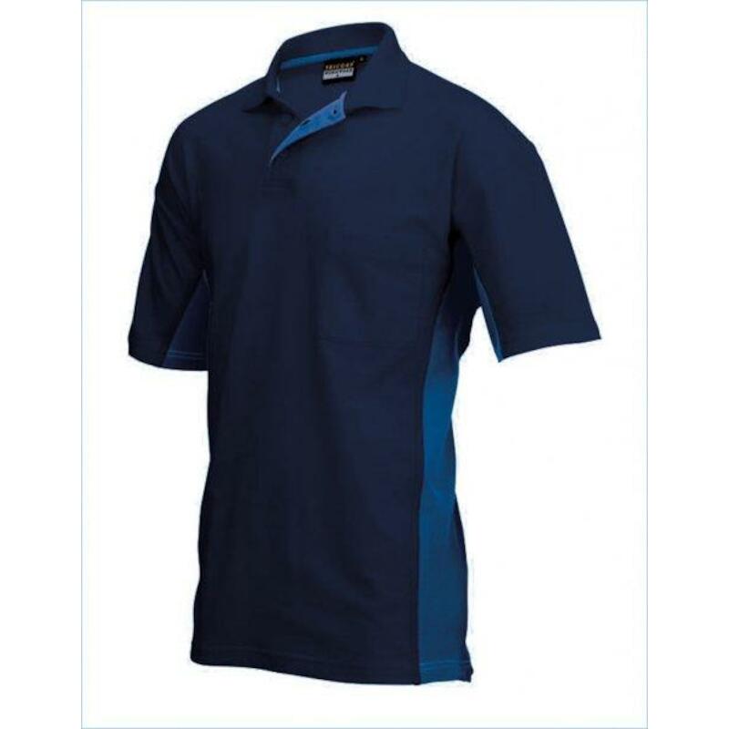 POLO - TRICORP 202002 - NAVY-ROYAL BLUE S