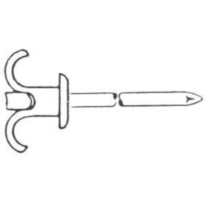 RIVETTE AVEUGLE BK ALU/ACIER 1301 - 4,8 X 16 X 9
