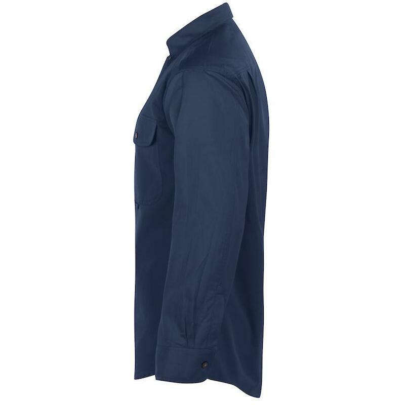 HEMD LANGE MOUWEN 100% KAT. 2219 MARINE   S PROJOB