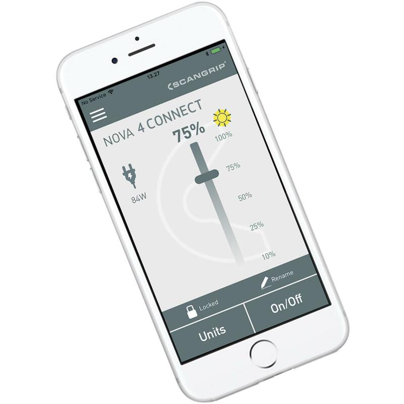 LAMPE CHANTIER ACCU 18V/BOD NOVA 4 CONNECT SCANGRI