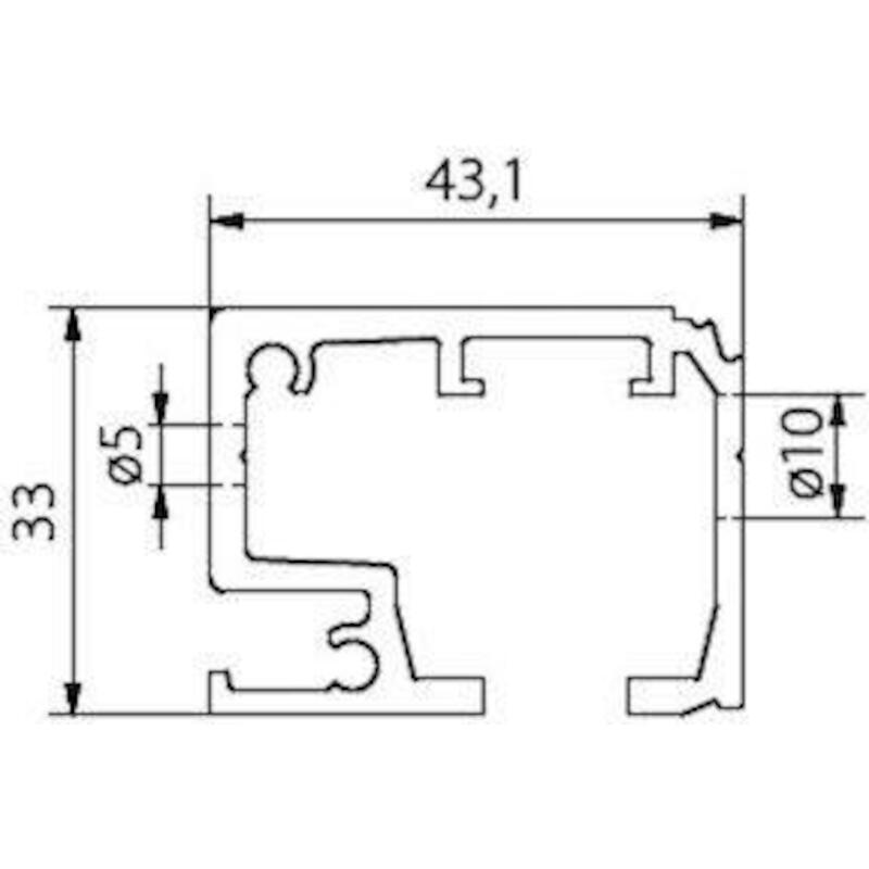 BOVENPROFIEL 2M             AK1.118.200        ROB