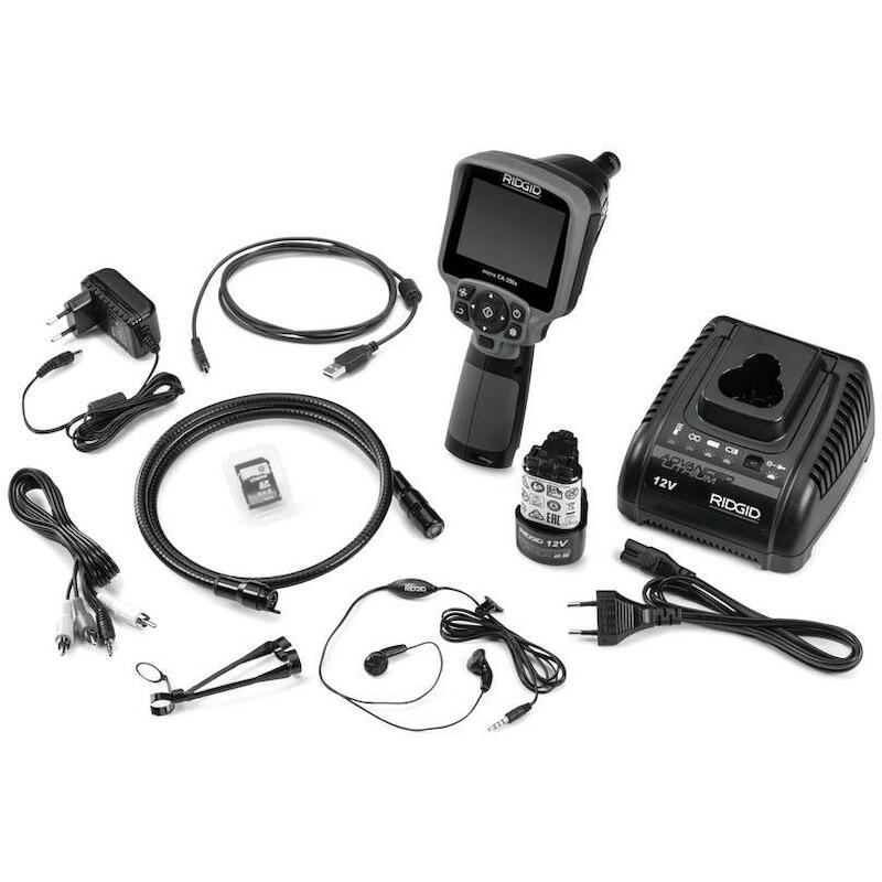 CAMERA D'INSPECT.MICRO 3,5" CA-350X 12V LI-ION RID