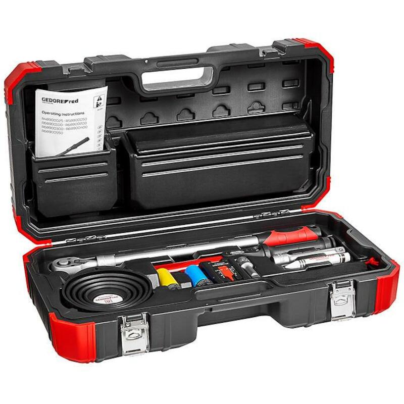 WIELMONTAGESET              R6890 (11ST)GEDORE RED