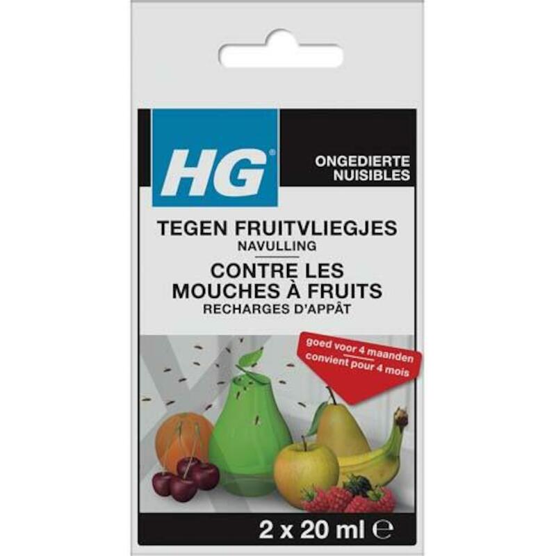 RECHARGE PIÈGE MOCHES FRUIT 12004103  2 X 20ML HGX