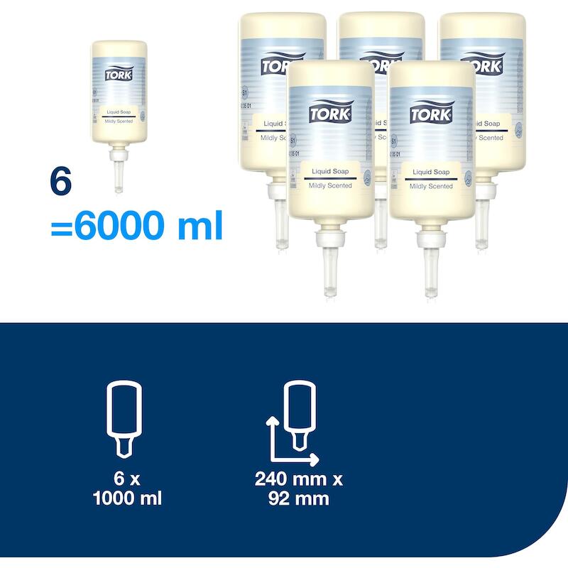 HUIDREINIGER HANDEN - TORK 420501 - VLOEIBAAR PREMIUM 1000 ML