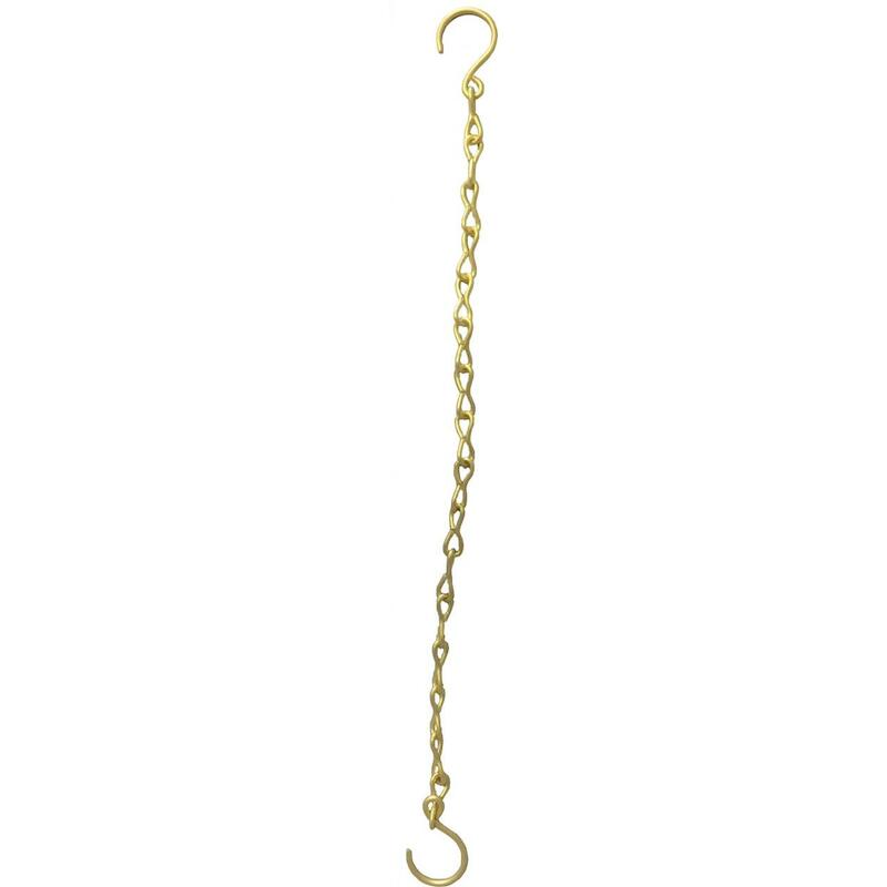 KETTING MET HAKEN MESSING