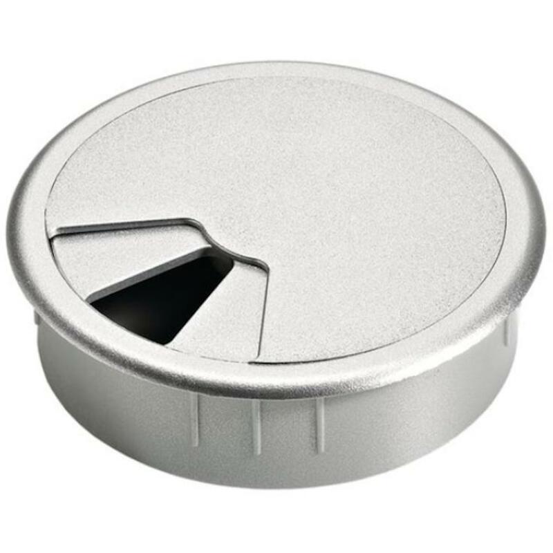 HETTICH 9131024 KABELDOORVOER DIA 60MM CHROOM MAT