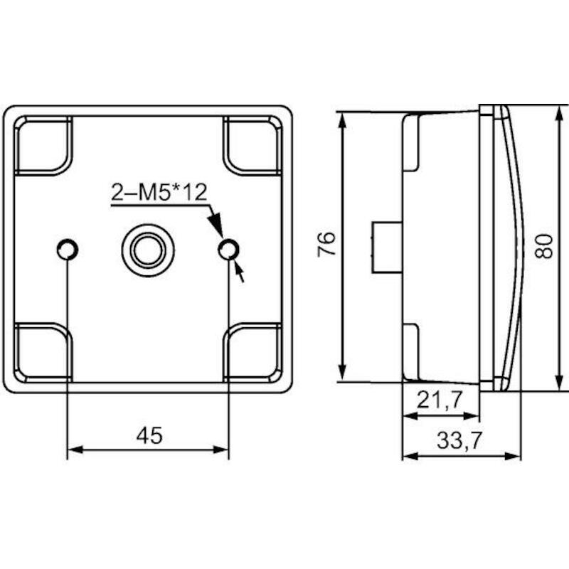 MISTACHTERLICHT 24V         2NE 357 029-141  HELLA