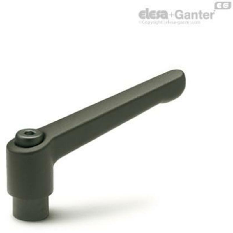 KLEMHENDEL VERSTELBAAR ZW.  300-63-M6-SW    GANTER