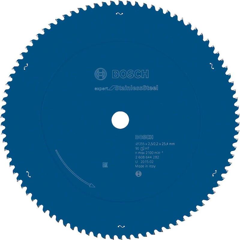 Bosch - Circular saw blade - Expert for Stainless Steel - 2608644282 - ø 355 x 25.4 x 2.5 mm - 90T - 02662114