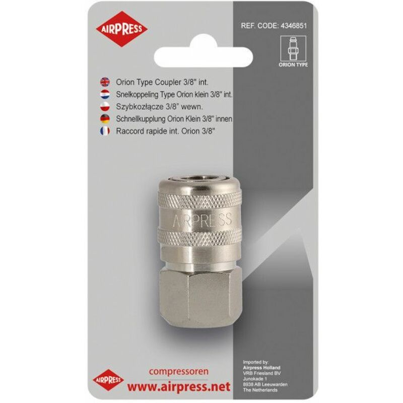 SNELKOPPELING 3/8"BSPP/V    4346851       AIRPRESS