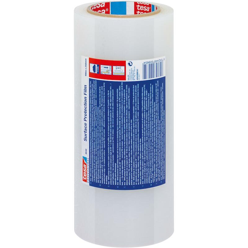 KLEEFBAND - TESA 04848 SURFACE PROTECTION PE-FOLIE- TRANSPARANT 750 MM X 100 M