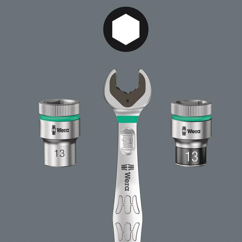Wera - Bit socket set - Belt a 3 Torx hf Zyklop - 1/4" - With holding function - 9 pieces - 03032228