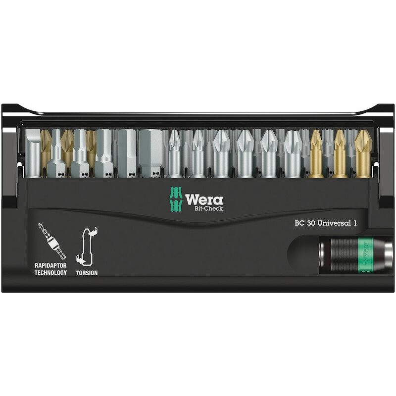 WERA BIT-CHECK 30 UNIVERSAL 1 (30-delig)